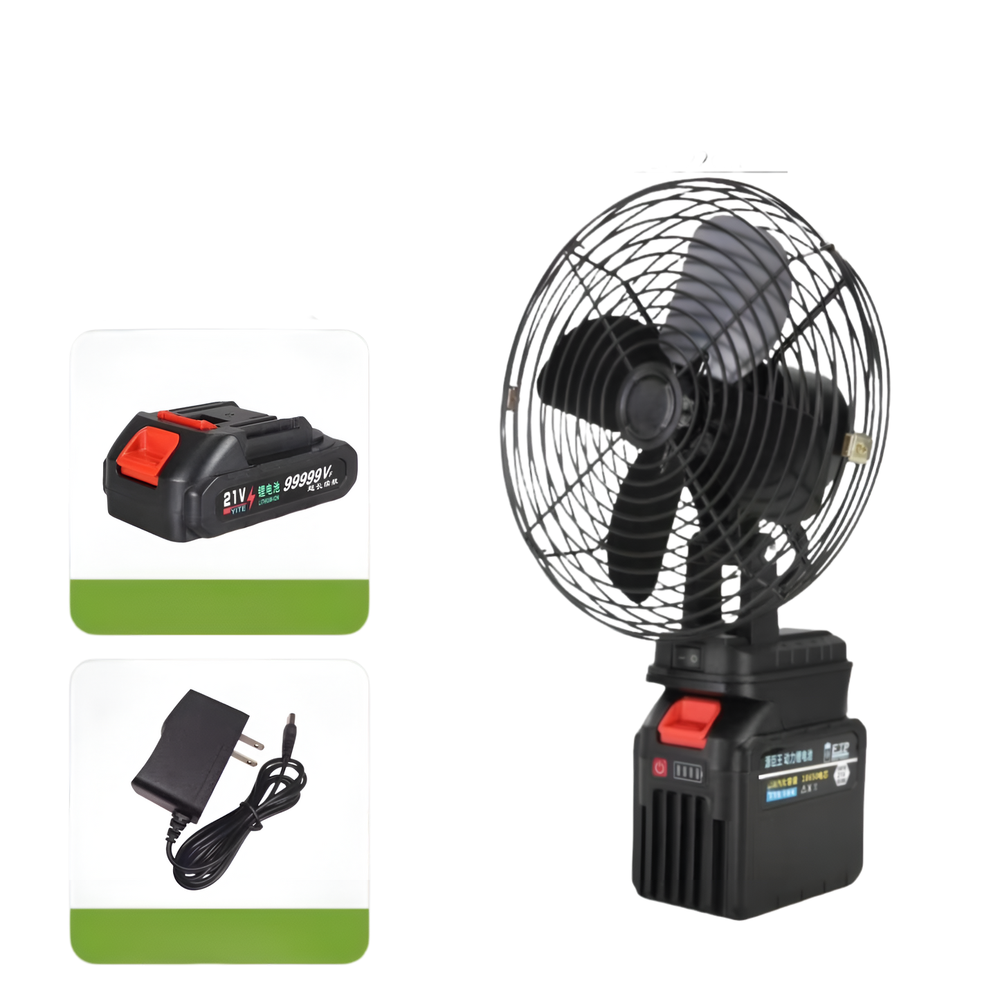 Ventilador Recargable 21V Inalámbrico