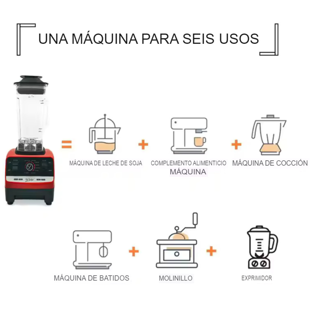 TitanMix™ Licuadora 2litros 4500W
