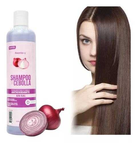 ✨ Shampoo + Bálsamo de Cebolla Roja Anticaída✨