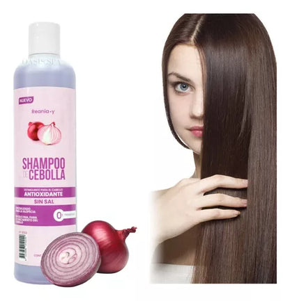 ✨ Shampoo + Bálsamo de Cebolla Roja Anticaída✨