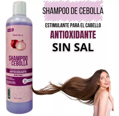 ✨ Shampoo + Bálsamo de Cebolla Roja Anticaída✨
