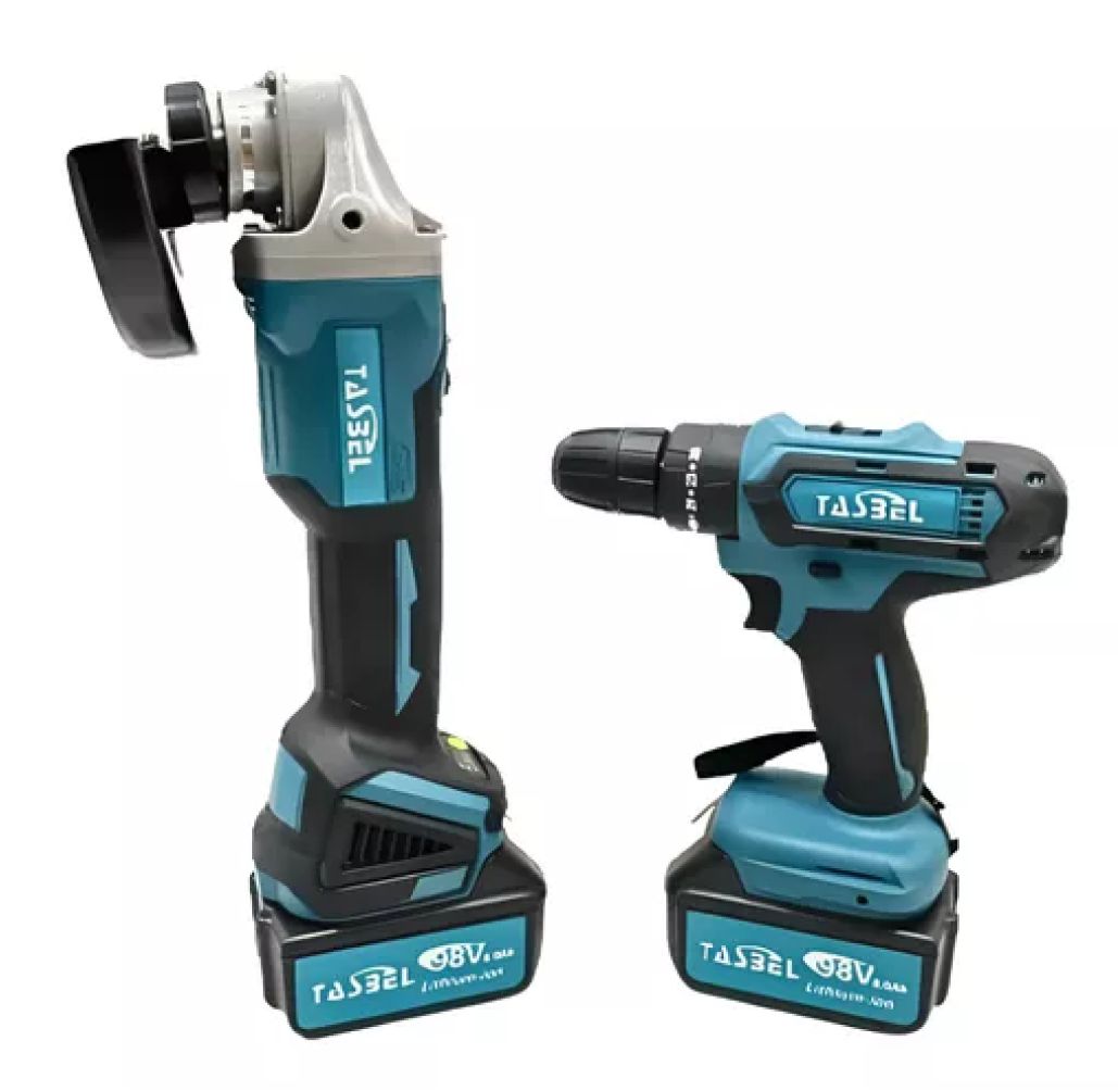 🛠️ Set Esmeril Galletero + Taladro Inalámbrico.