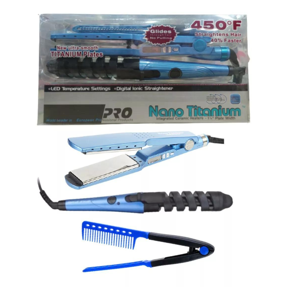 TitanPro™ Combo Plancha Cabello Digital