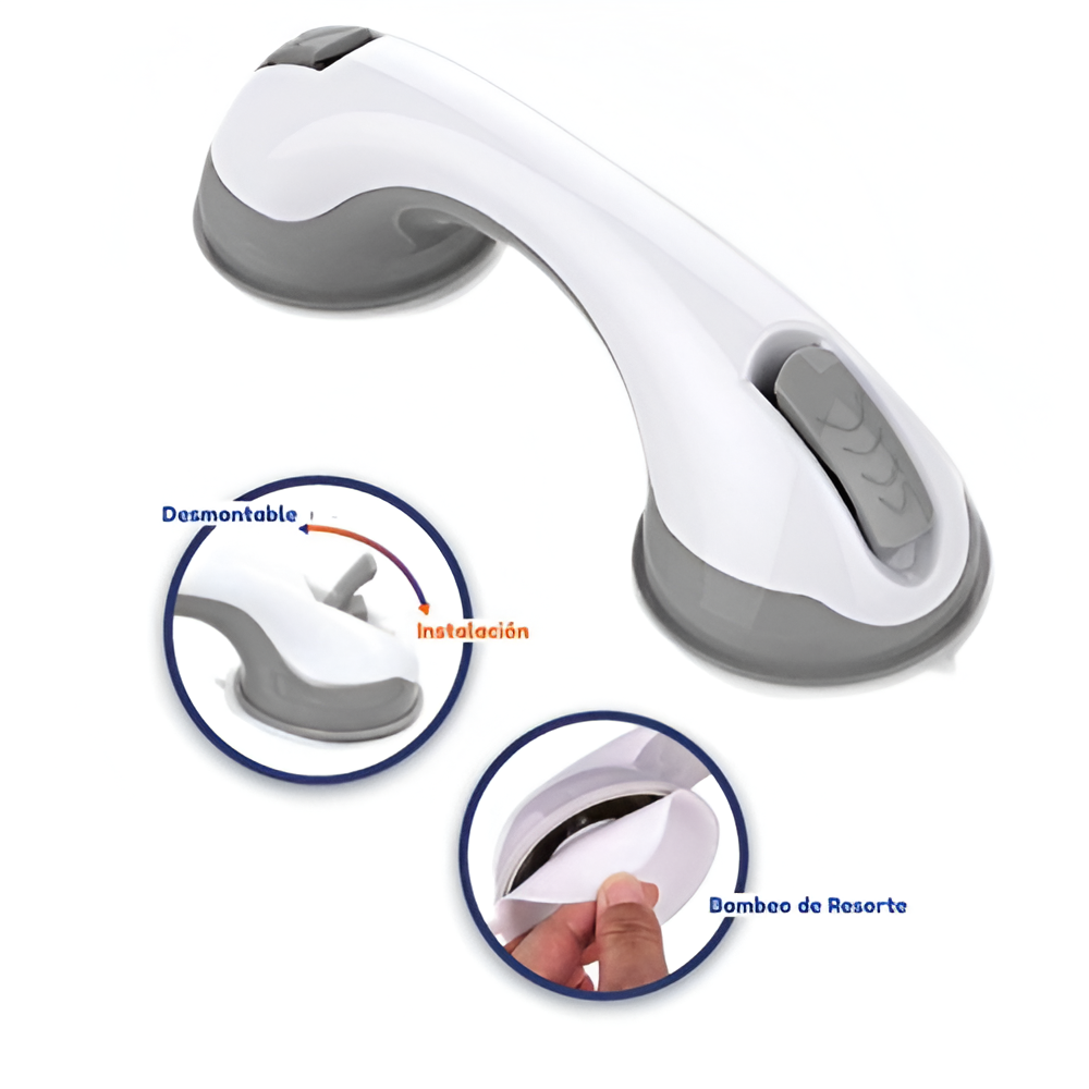GripSafe™  Barra de Apoyo con Ventosa.