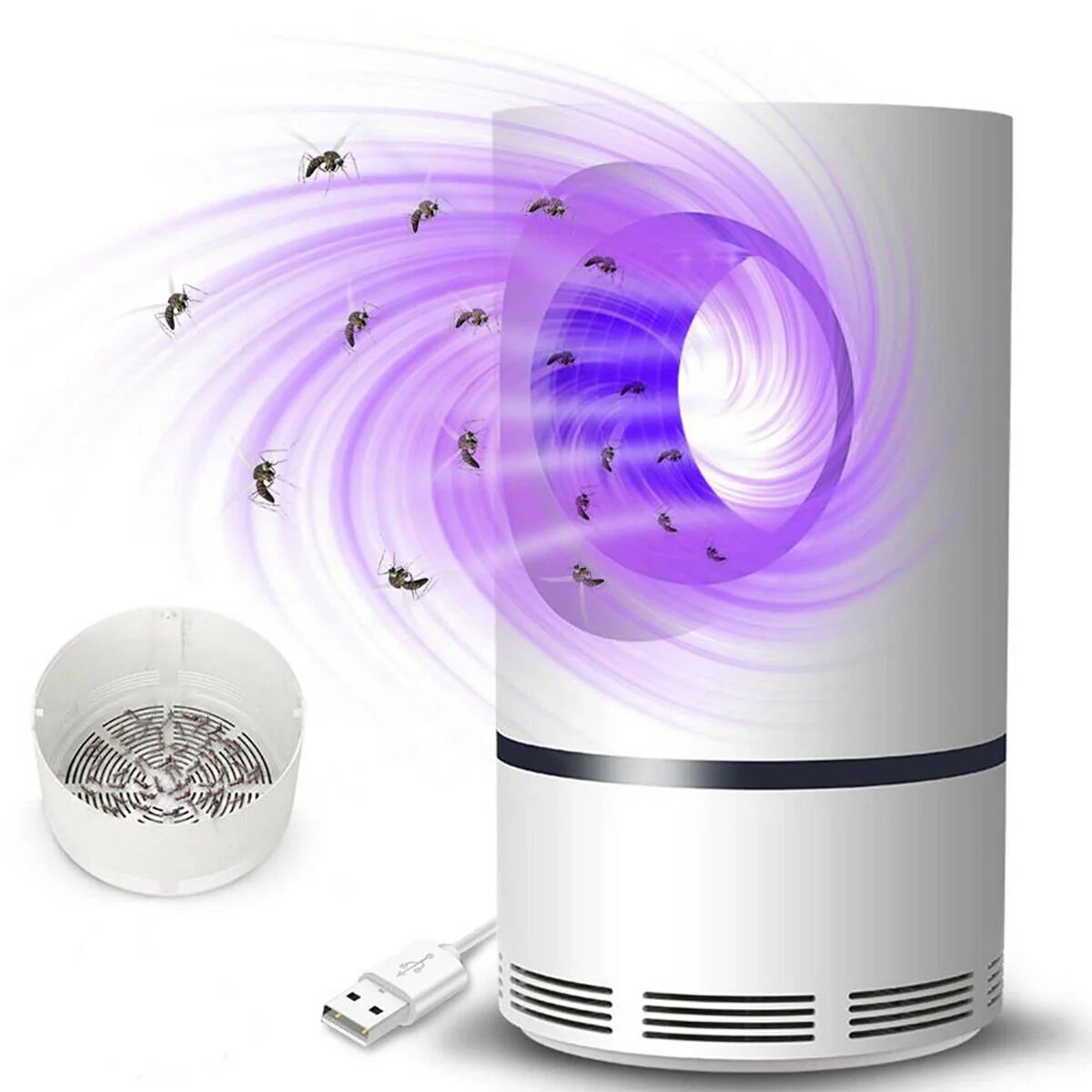 MosquiKill™ Lampara Mata Mosquito insectos Luz Uv